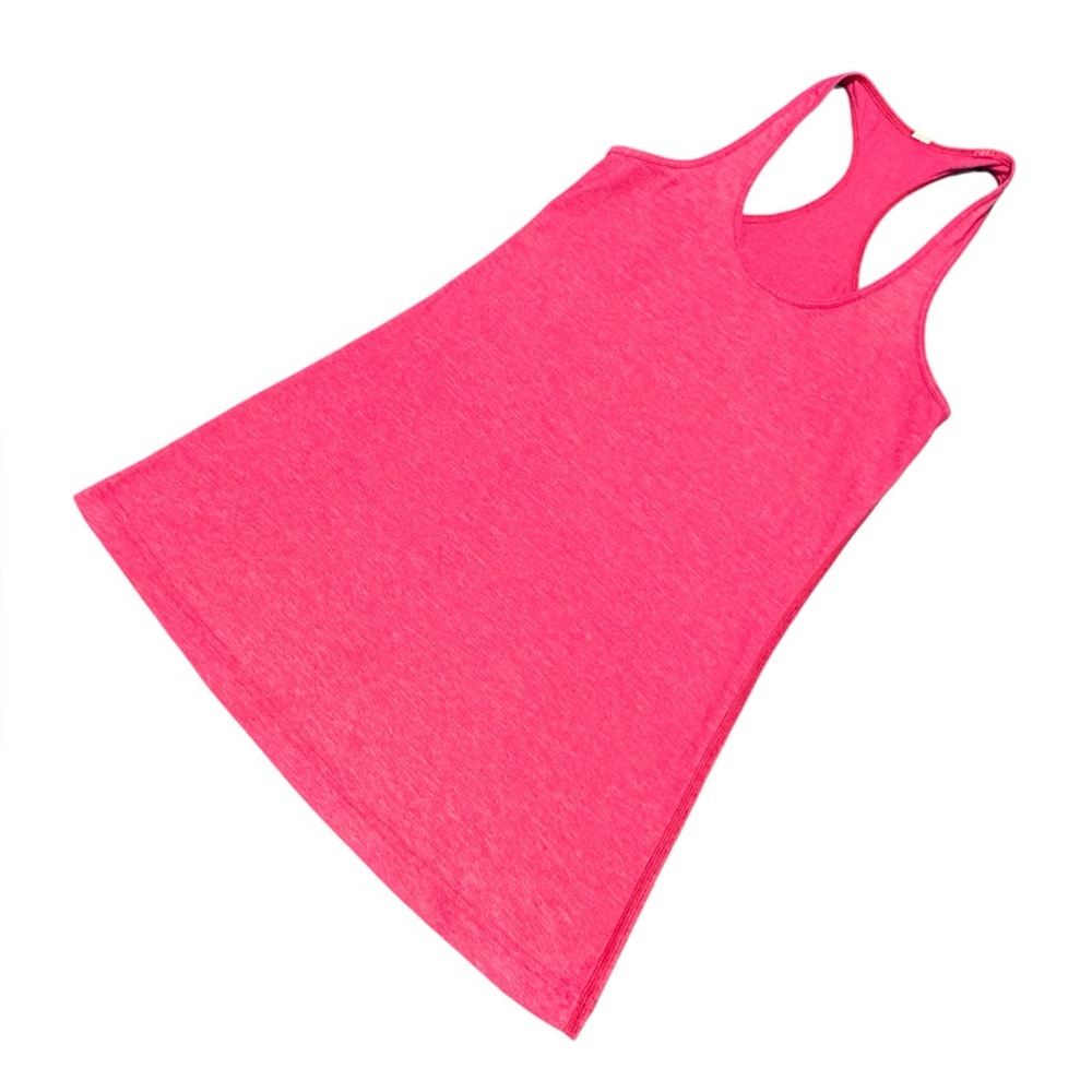 Lululemon Cool Racerback Tank Top Heathered Jewelled Magenta Pink 4 Athleisure - Picture 2 of 9